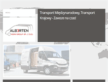 Tablet Screenshot of alberten.com